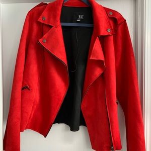 Red blazer jacket size XL